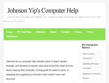 Tablet Screenshot of johnsonyip.com